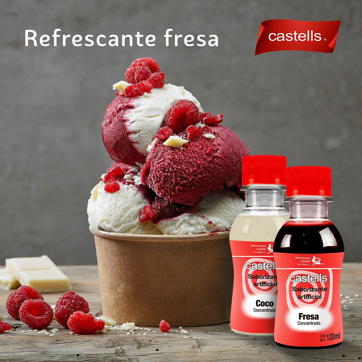 Castells Fresa Concentrado 8.45oz (240g) ONLINE